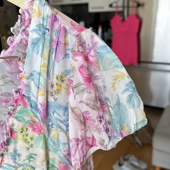 LoveShackFancy Flower Mini Dress - Picture 6 of 12